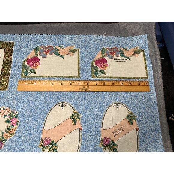 Elegant Quilt Labels Fabric Panel By Susan M. Kilbey E. E. Schenck Co Home Decor - Picture 9 of 16